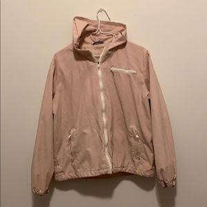 brandy melville light pink zip up!
